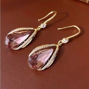 Weight Loss Promoting Lymphvity Germanium Magnetotherapy  Quartz Earrings